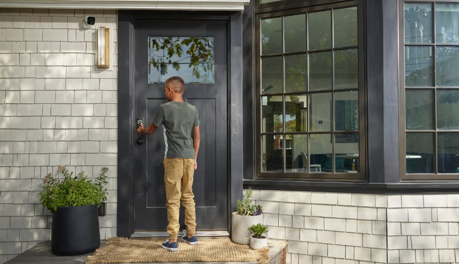 Vivint Smart Lock on home in Johnson City